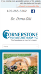 Mobile Screenshot of cornerstonevethospital.com